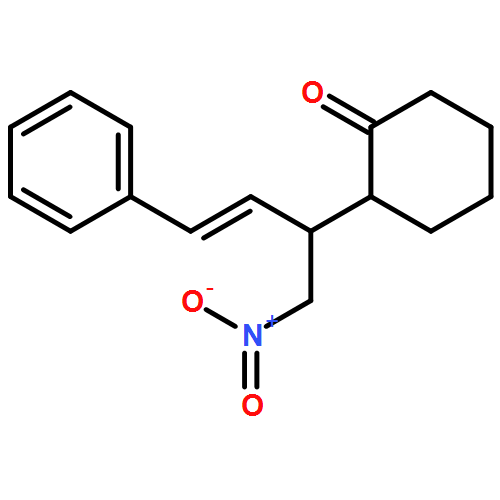 Cyclohexanone, 2-[(1S,2E)-1-(nitromethyl)-3-phenyl-2-propen-1-yl]-, (2S)-