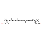 β,β-Carotene-3,3'-diol, 5,6-epoxy-5,6-dihydro-, (3S,3'R,5R,6S,9-cis)-