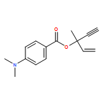 Benzoic acid, 4-(dimethylamino)-, 1-ethynyl-1-methyl-2-propen-1-yl ester
