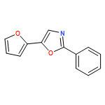 Oxazole, 5-(2-furanyl)-2-phenyl-