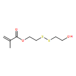 2-Propenoic acid, 2-methyl-, 2-[(2-hydroxyethyl)dithio]ethyl ester