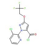 1H-Pyrazole-5-carbonyl chloride, 1-(3-chloro-2-pyridinyl)-3-(2,2,2-trifluoroethoxy)-