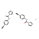 Ferrocene, 1,1'-bis[[(4-ethynylphenyl)amino]carbonyl]- 