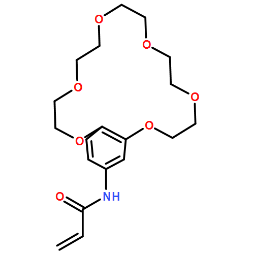 2-Propenamide, N-(2,3,5,6,8,9,11,12,14,15-decahydro-1,4,7,10,13,16-benzohexaoxacyclooctadecin-18-yl)-
