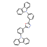 9H-Carbazole, 9,9'-(1,3,4-oxadiazole-2,5-diyldi-3,1-phenylene)bis-