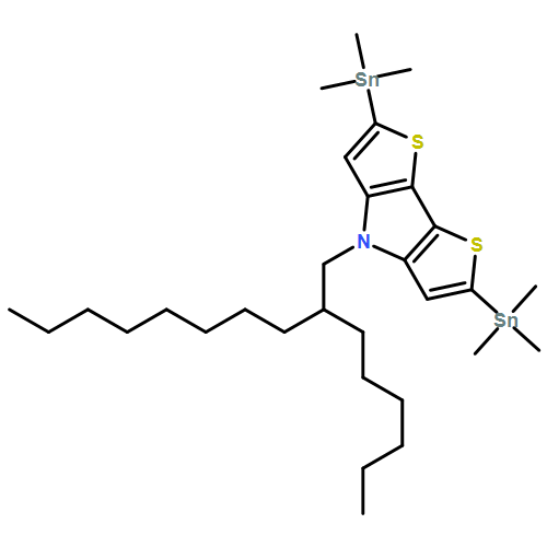 4H-Dithieno[3,2-b:2',3'-d]pyrrole, 4-(2-hexyldecyl)-2,6-bis(trimethylstannyl)-