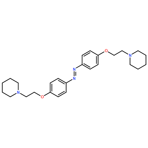 Piperidine, 1,1'-[(1E)-1,2-diazenediylbis(4,1-phenyleneoxy-2,1-ethanediyl)]bis- 