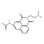 N-{2-[2-(dimethylamino)ethyl]-1,3-dioxo-2,3-dihydro-1H-benzo[de]isoquinolin-5-yl}acetamide