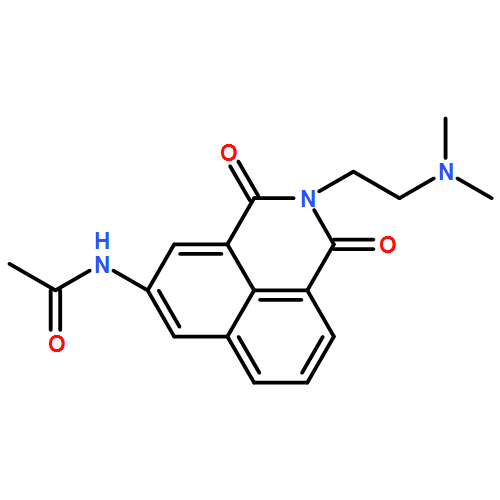 N-{2-[2-(dimethylamino)ethyl]-1,3-dioxo-2,3-dihydro-1H-benzo[de]isoquinolin-5-yl}acetamide