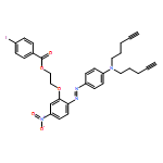 Benzoic acid, 4-iodo-, 2-[2-[2-[4-(di-4-pentyn-1-ylamino)phenyl]diazenyl]-5-nitrophenoxy]ethyl ester