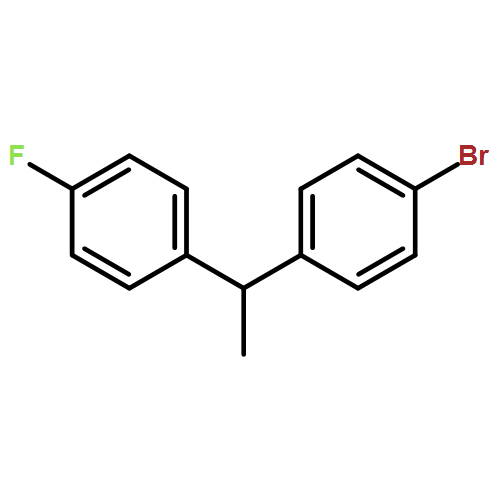 Benzene, 1-bromo-4-[1-(4-fluorophenyl)ethyl]-