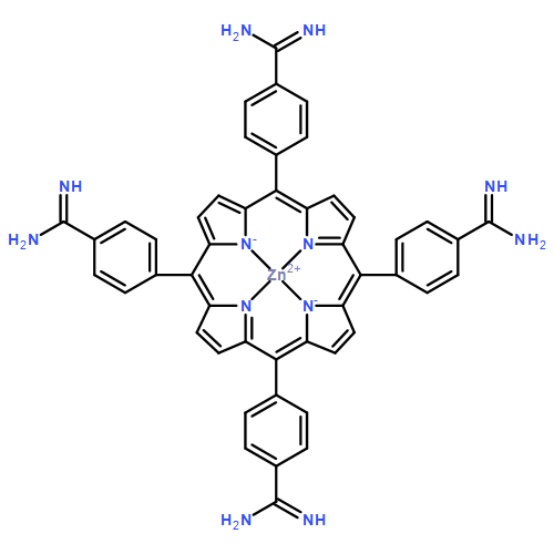 Zinc, [[4,4',4'',4'''-(21H,23H-porphine-5,10,15,20-tetrayl-κN21,κN22,κN23,κN24)tetrakis[benzenecarboximidamidato]](2-)]-, (SP-4-1)-