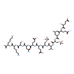 L-Lysine, L-α-glutamyl-L-glutaminyl-L-leucyl-O-phosphono-L-seryl-L-threonyl-O-phosphono-L-seryl-L-α-glutamyl-L-α-glutamyl-L-asparaginyl-L-seryl-L-lysyl-