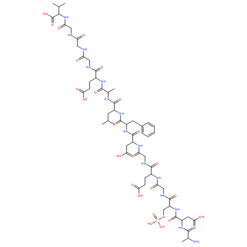 L-Valine, L-alanyl-L-α-aspartyl-O-phosphono-L-serylglycyl-L-α-glutamylglycyl-L-α-aspartyl-L-phenylalanyl-L-leucyl-L-alanyl-L-α-glutamylglycylglycylglycyl-