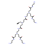 4,7,11,15,18-Pentaazaheneicosanediamide, N1,N21-bis(2-aminoethyl)-4,18-bis[3-[(2-aminoethyl)amino]-3-oxopropyl]-8,14-dioxo-11-(2-propyn-1-yl)-