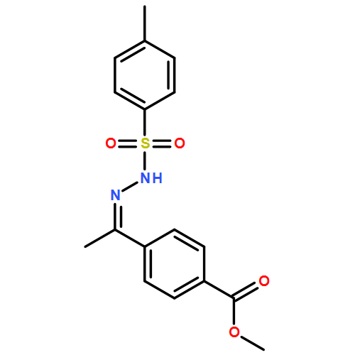 Benzoic acid, 4-[1-[2-[(4-methylphenyl)sulfonyl]hydrazinylidene]ethyl]-, methyl ester