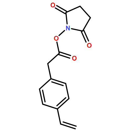 Benzeneacetic acid, 4-ethenyl-, 2,5-dioxo-1-pyrrolidinyl ester