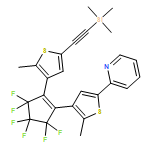 Pyridine, 2-[4-[3,3,4,4,5,5-hexafluoro-2-[2-methyl-5-[2-(trimethylsilyl)ethynyl]-3-thienyl]-1-cyclopenten-1-yl]-5-methyl-2-thienyl]-