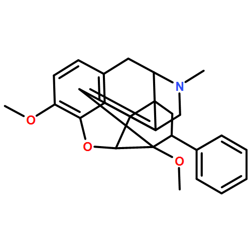 6,14-Ethenomorphinan, 4,5-epoxy-3,6-dimethoxy-17-methyl-7-phenyl-, (5α,7α)-