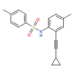Benzenesulfonamide, N-[2-(2-cyclopropylethynyl)-4-methylphenyl]-4-methyl-
