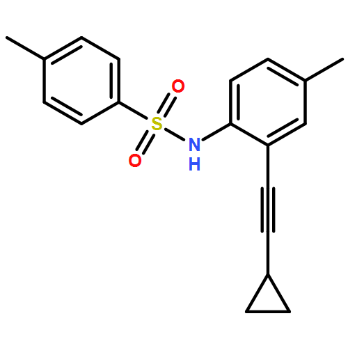 Benzenesulfonamide, N-[2-(2-cyclopropylethynyl)-4-methylphenyl]-4-methyl-