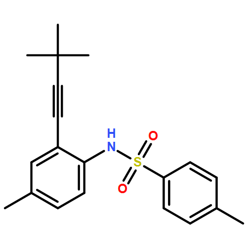 Benzenesulfonamide, N-[2-(3,3-dimethyl-1-butyn-1-yl)-4-methylphenyl]-4-methyl-