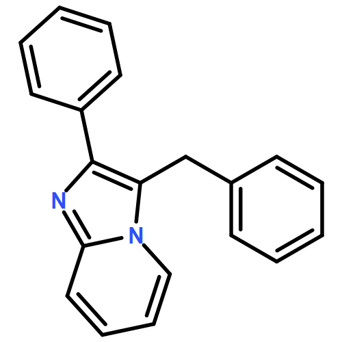 Imidazo[1,2-a]pyridine, 2-phenyl-3-(phenylmethyl)-