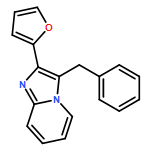 Imidazo[1,2-a]pyridine, 2-(2-furanyl)-3-(phenylmethyl)-