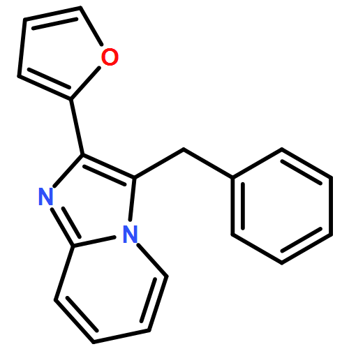 Imidazo[1,2-a]pyridine, 2-(2-furanyl)-3-(phenylmethyl)-