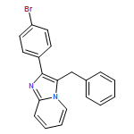 Imidazo[1,2-a]pyridine, 2-(4-bromophenyl)-3-(phenylmethyl)-