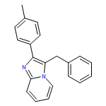 Imidazo[1,2-a]pyridine, 2-(4-methylphenyl)-3-(phenylmethyl)-