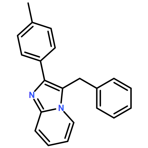 Imidazo[1,2-a]pyridine, 2-(4-methylphenyl)-3-(phenylmethyl)-