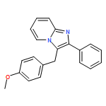 Imidazo[1,2-a]pyridine, 3-[(4-methoxyphenyl)methyl]-2-phenyl-