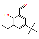 Benzaldehyde, 5-(1,1-dimethylethyl)-2-hydroxy-3-(1-methylethyl)-