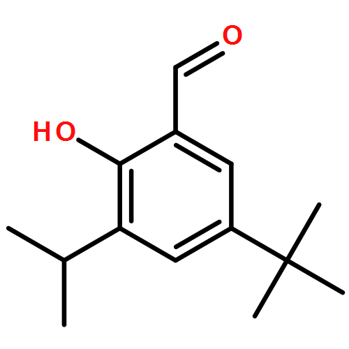 Benzaldehyde, 5-(1,1-dimethylethyl)-2-hydroxy-3-(1-methylethyl)-