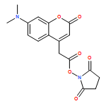 2H-1-Benzopyran-4-aceticacid, 7-(dimethylamino)-2-oxo-, 2,5-dioxo-1-pyrrolidinyl ester