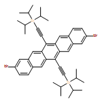 Pentacene, 2,9-dibromo-6,13-bis[2-[tris(1-methylethyl)silyl]ethynyl]-