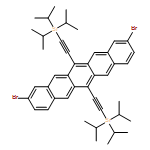 Pentacene, 2,10-dibromo-6,13-bis[2-[tris(1-methylethyl)silyl]ethynyl]-