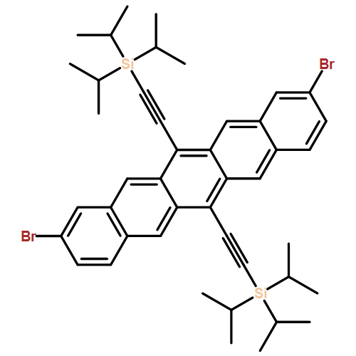 Pentacene, 2,10-dibromo-6,13-bis[2-[tris(1-methylethyl)silyl]ethynyl]-