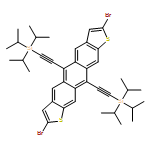 Anthra[2,3-b:7,6-b']dithiophene, 2,8-dibromo-5,11-bis[2-[tris(1-methylethyl)silyl]ethynyl]-