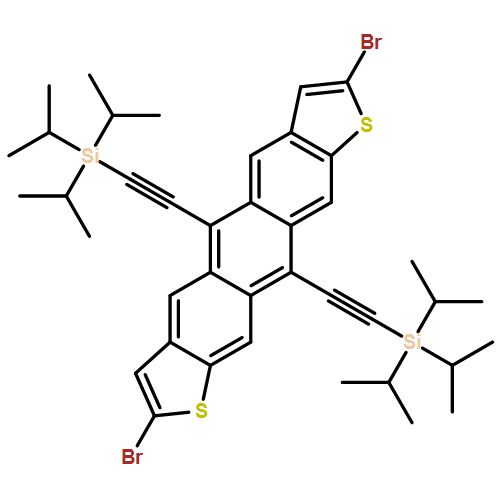 Anthra[2,3-b:7,6-b']dithiophene, 2,8-dibromo-5,11-bis[2-[tris(1-methylethyl)silyl]ethynyl]-