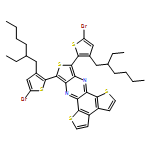 Trithieno[3,4-b:2',3'-f:3'',2''-h]quinoxaline, 8,10-bis[5-bromo-3-(2-ethylhexyl)-2-thienyl]-