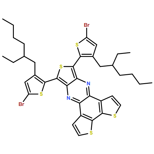 Trithieno[3,4-b:3',2'-f:2'',3''-h]quinoxaline, 8,10-bis[5-bromo-3-(2-ethylhexyl)-2-thienyl]-