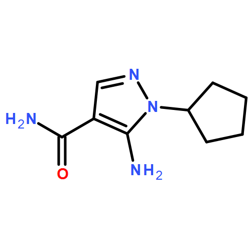 1H-Pyrazole-4-carboxamide, 5-amino-1-cyclopentyl-
