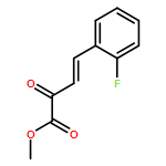 3-Butenoic acid, 4-(2-fluorophenyl)-2-oxo-, methyl ester, (3E)-