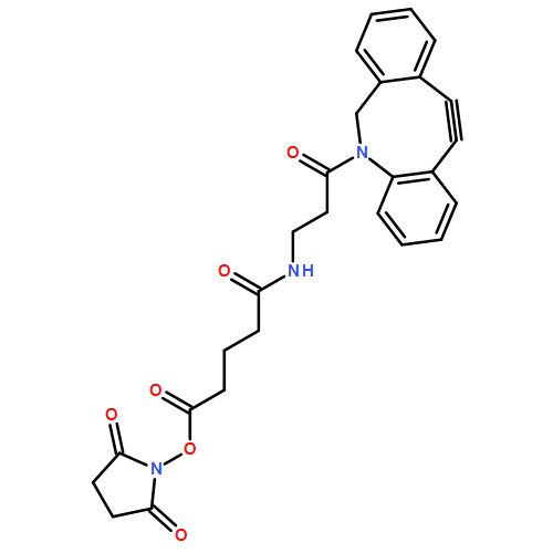 Pentanoic acid, 5-[[3-(11,12-didehydrodibenz[b,f]azocin-5(6H)-yl)-3-oxopropyl]amino]-5-oxo-, 2,5-dioxo-1-pyrrolidinyl ester