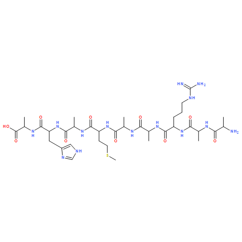 L-Alanine, L-alanyl-L-alanyl-L-arginyl-L-alanyl-L-alanyl-L-methionyl-L-alanyl-L-histidyl-