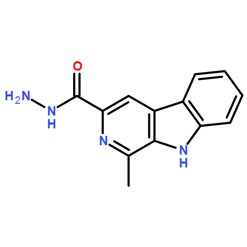 9H-Pyrido[3,4-b]indole-3-carboxylic acid, 1-methyl-, hydrazide