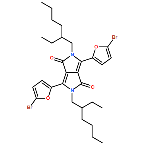 Pyrrolo[3,4-c]pyrrole-1,4-dione, 3,6-bis(5-bromo-2-furanyl)-2,5-bis(2-ethylhexyl)-2,5-dihydro-