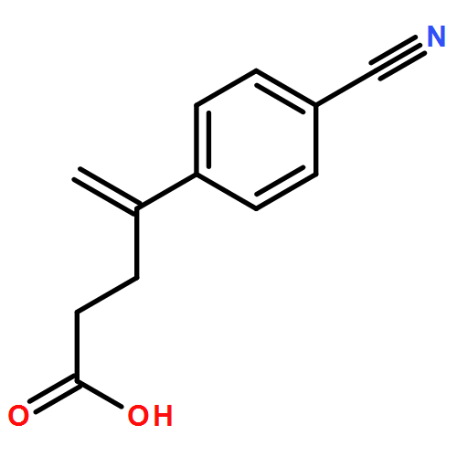 Benzenebutanoic acid, 4-cyano-γ-methylene-